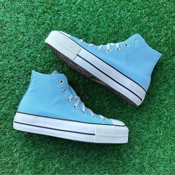 💝Converse Chuck Taylor All Star Ctas Lift Hi Infinity Pool - Picture 9 of 9